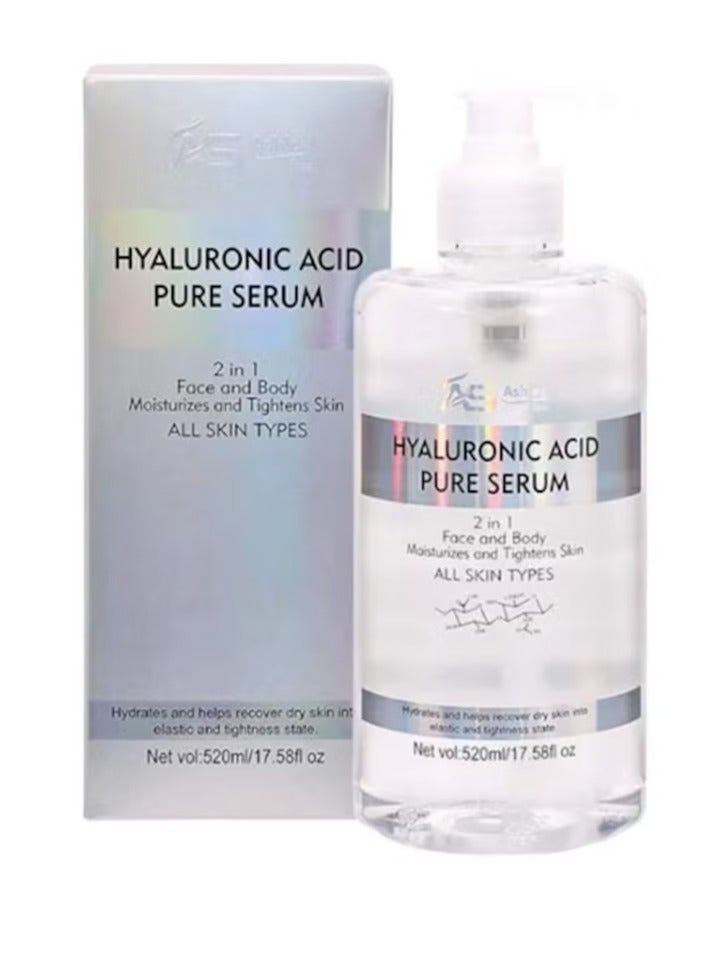 Ashley Shine Hyaluronic Acid Pure Serum - for Face and Body